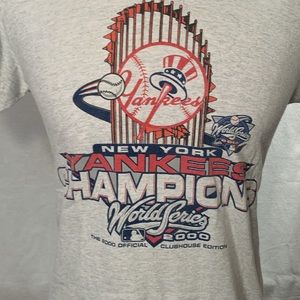 Vintage 2000s Yankees Championship T-Shirt Size Medium